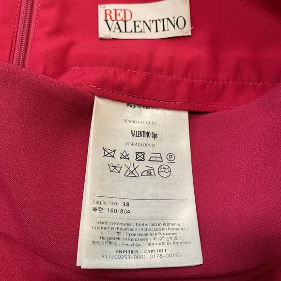 Red Valentino a-line skirt, pink, Size 38 - Picture 3 of 3